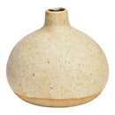 Vase aus Keramik beige (B/H/T) 13x12x13cm nur für Trockenblumen