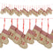 Adventskalender Socken Karo, 180cm