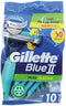 Gillette Blue II Plus Slalom 10er